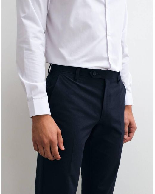 ASOS Blue Slim Suit Pants for men