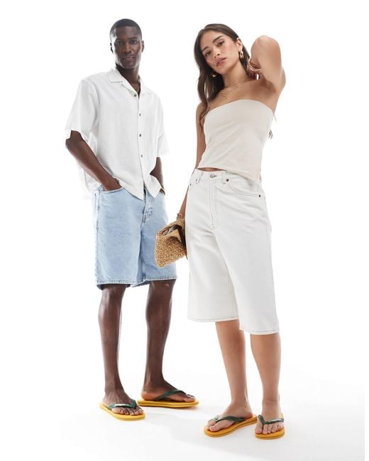 Havaianas White – unisex-zehenstegsandalen