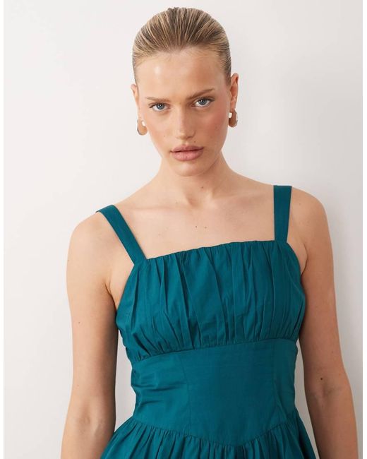 Wednesday's Girl Blue Wednesdays Girl Mini Tea Dress