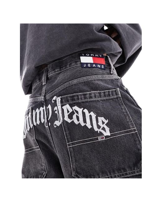 Tommy Hilfiger – weite jeans in Schwarz für Herren | Lyst DE