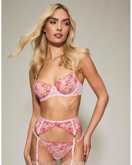 KBX Pink Marilyn Non Pad Balcony Bra