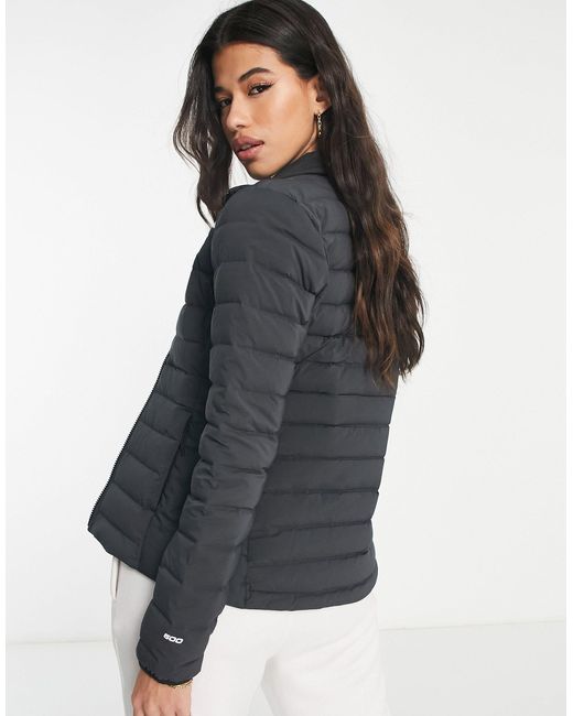 The North Face Gray Belleview Stretch Down Jacket