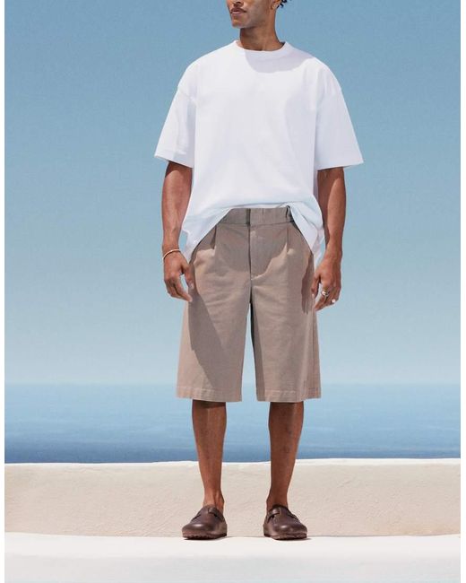 Dickies Gray Unionville 13 Inch Pleated Work Short for men