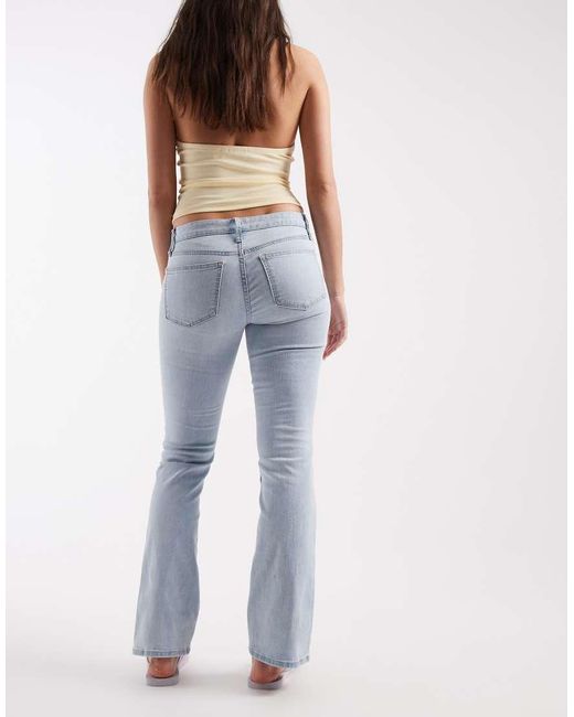 Gap Blue Low Rise Flared Jeans