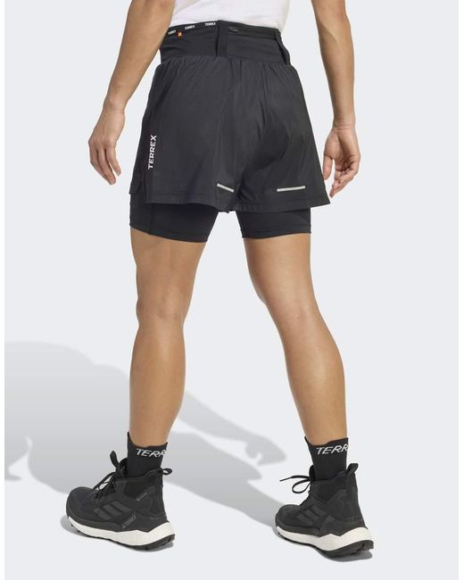 Adidas Originals Blue Terrex Xploric 2In1 Shorts