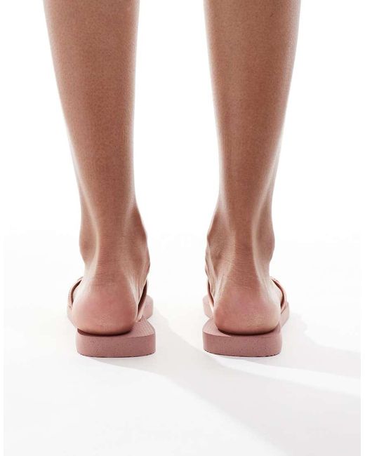 Infradito Crocus Con Punta Quadrata di Havaianas in Pink