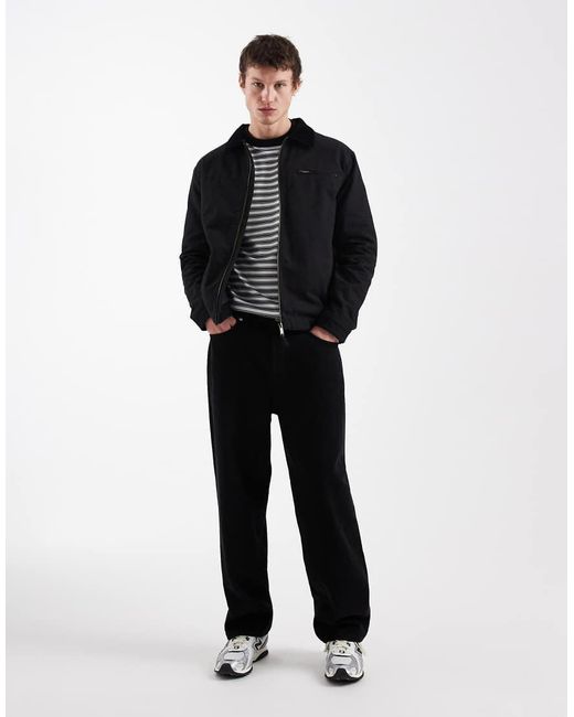 Giacca Barn di Threadbare in Black da Uomo