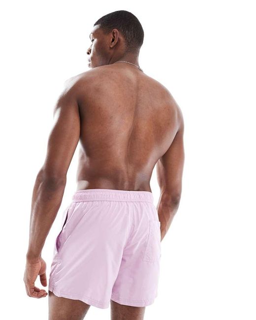 Bershka Pink Basic Swimshort for men