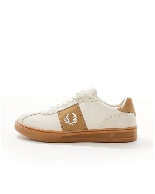 Fred Perry Blue B4 Suede Trainer for men