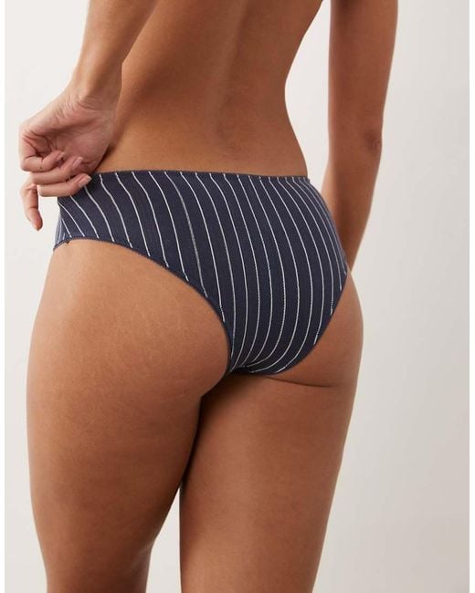 Cotton On Blue Cotton Lace Cheeky Brief