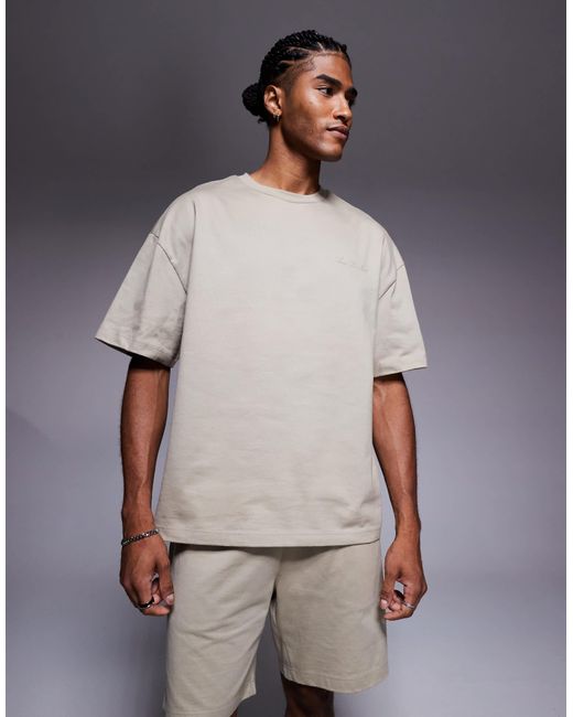 River Island Multicolor Printed T-shirt And Shorts Set for men