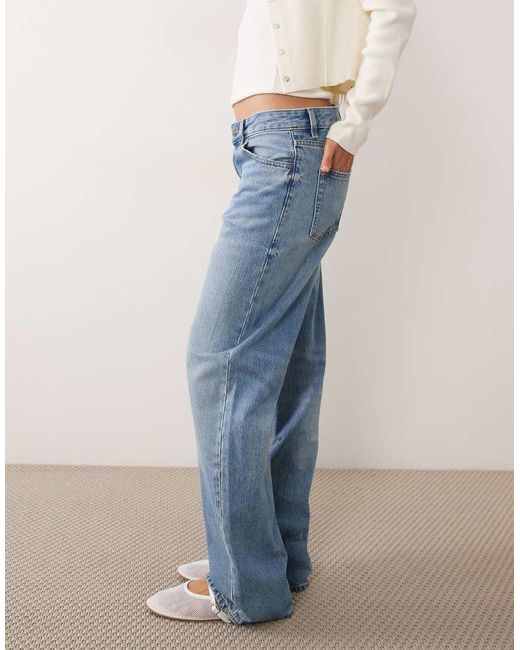 Mango Blue Miami 100% Cotton Straight Jean