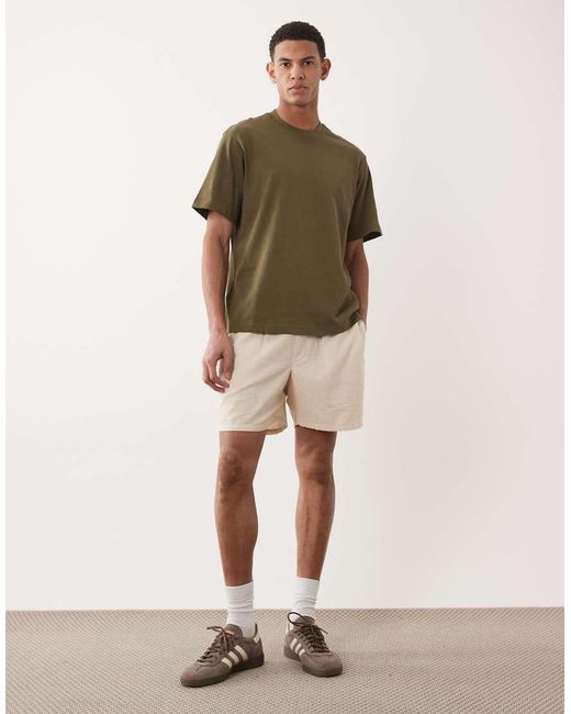 Mango Green Relaxed Fit 100% Cotton T-Shirt for men