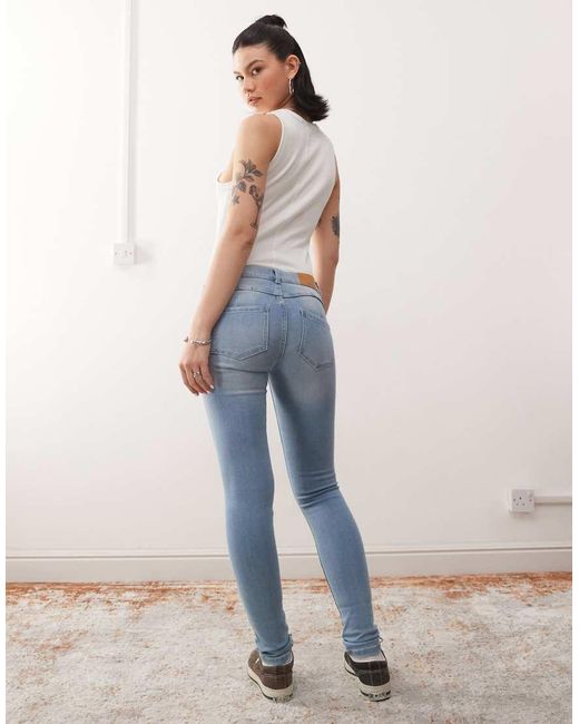 Noisy May Blue Jen Push Up Jeans