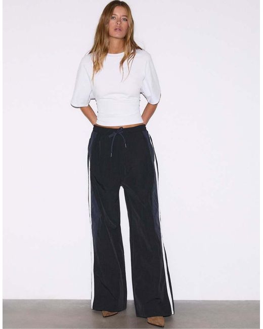 Stradivarius Technische Broek in het White