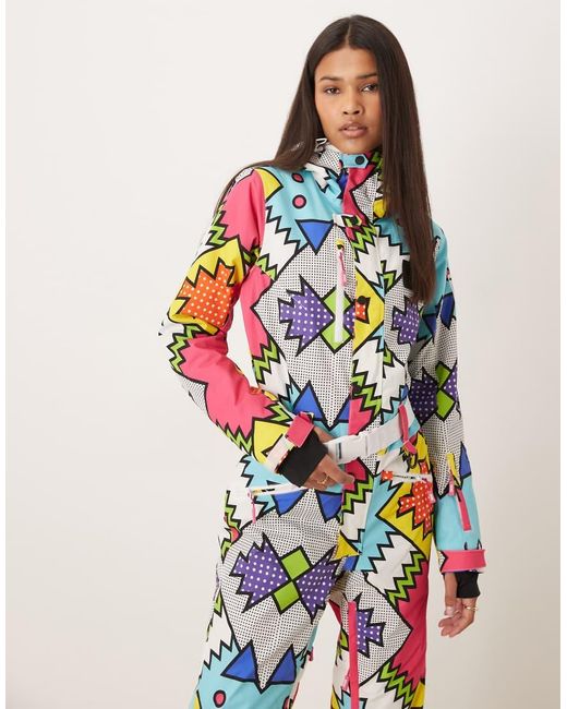 OOSC White Day Tripper Ski Suit