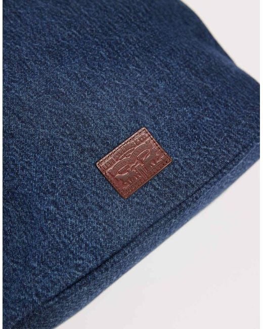 Levi's Blue Shoulder Bucket Denim Bag
