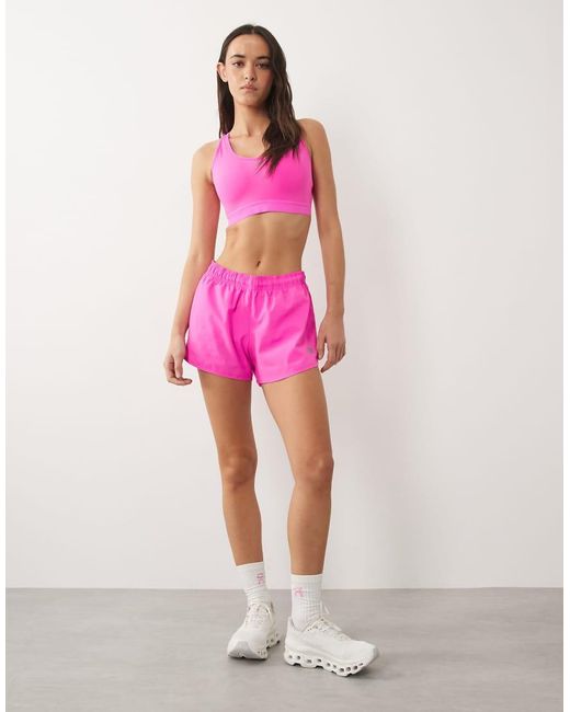 New Balance Pink Sport Essentials 3 Inch Shorts