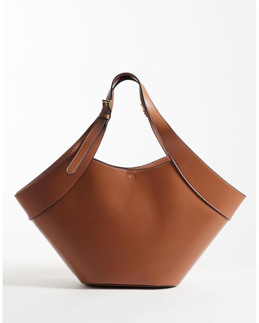 Mango Brown Shoulder Bag
