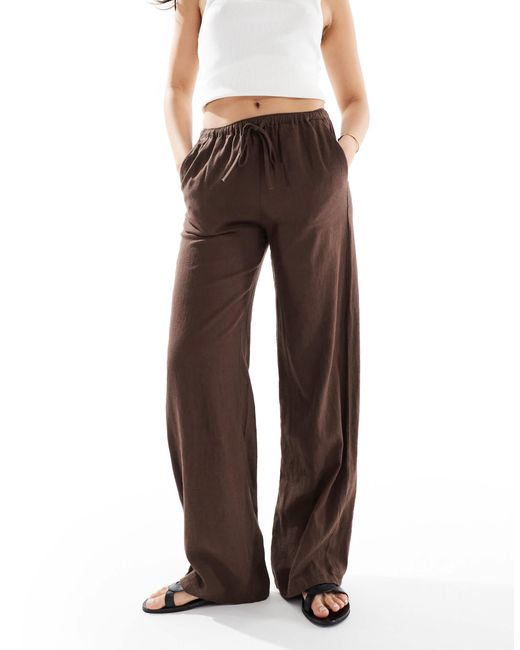 Pantalon Pull&Bear en coloris White