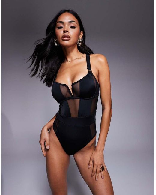Bluebella Blue Orla Wired Swimsuit