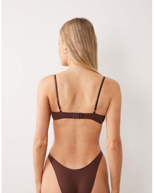 ASOS Brown Carla Smoothing Underwired Bra