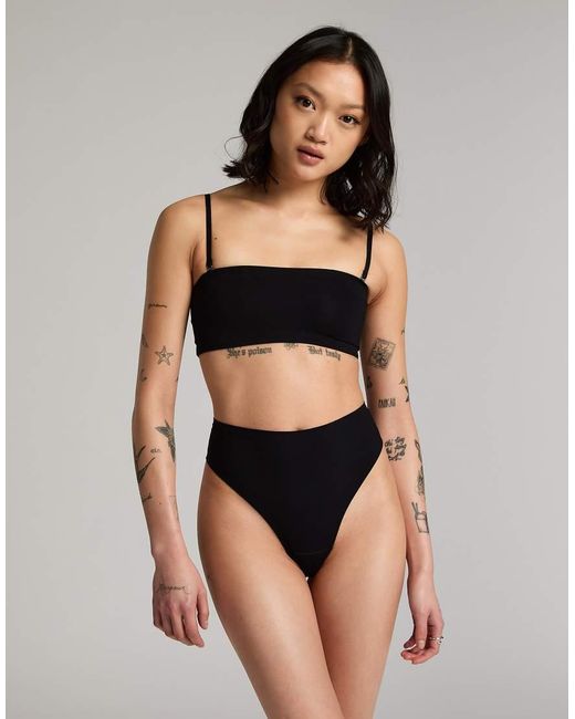 Hunkemöller Black Smooth Thong