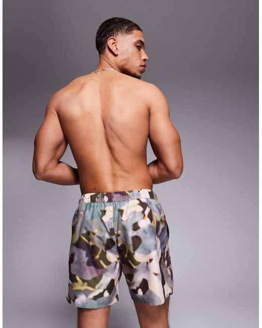 ASOS Gray Swim Shorts for men