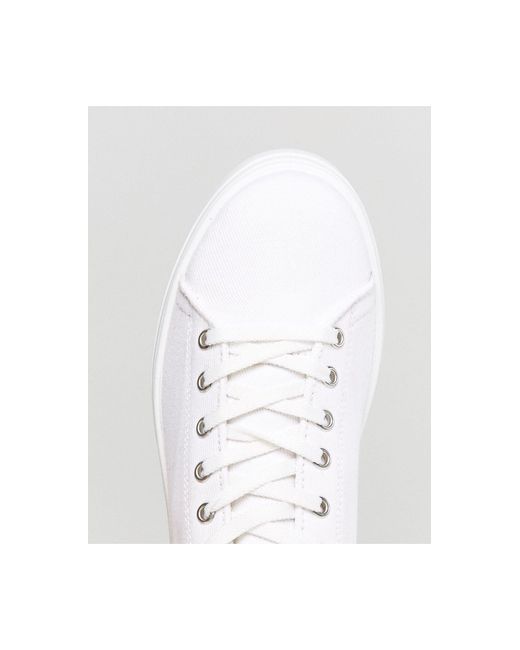 asos design day light chunky flatform lace up trainers