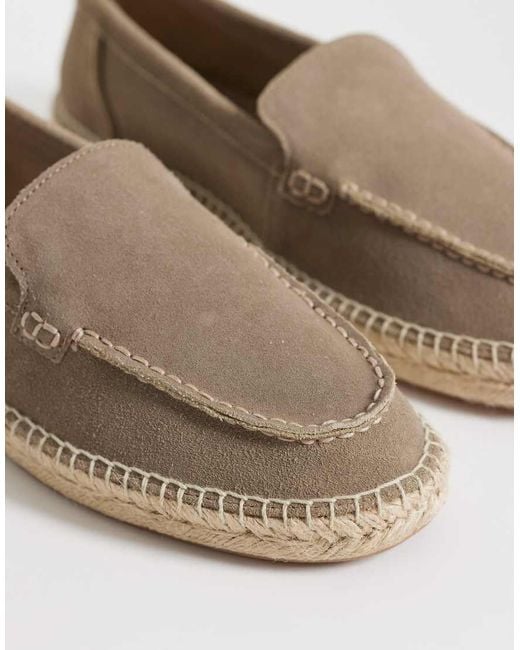 Mango Natural Real Leather Espadrilles for men