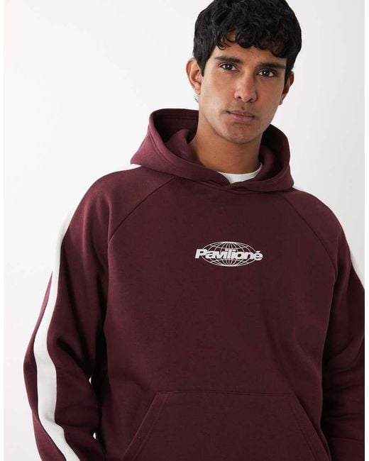 Cotton On Red Box Fit Graphic Hoodie