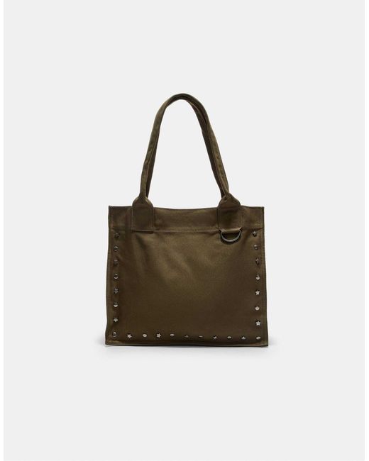 Stradivarius Brown – stoff-tragetasche