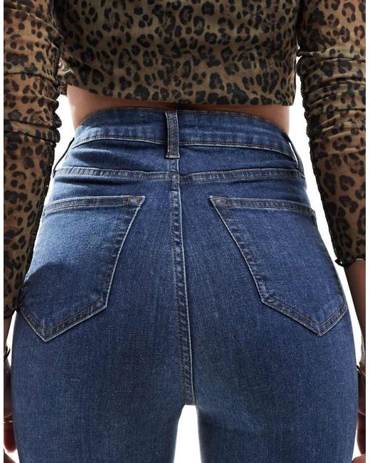 Don't Think Twice Blue Dtt Ellie High Waist Skinny Jeans