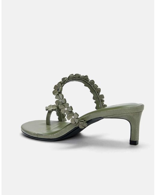 Pull&Bear Green – sandaletten
