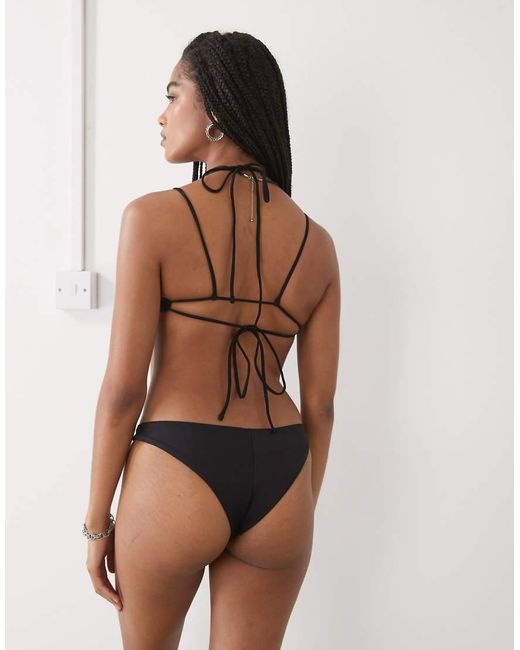 Weekday Brown Brazilian Bikini Bottoms