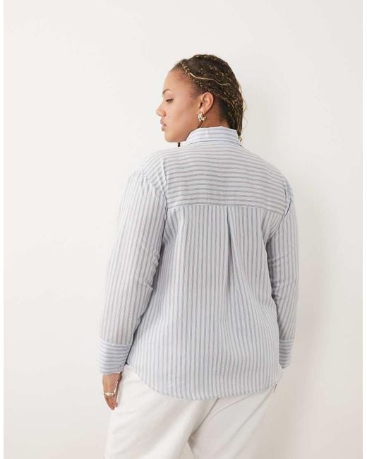 ASOS White Curve Oversized Shirt