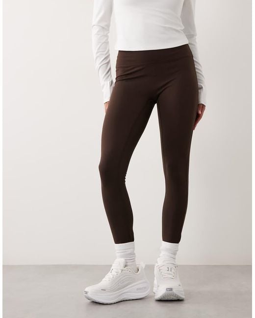 4505 White Petite Icon High Waist Yoga legging