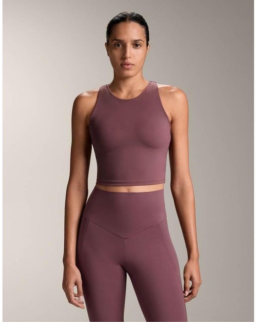 Oysho Red Compressive Tank Top