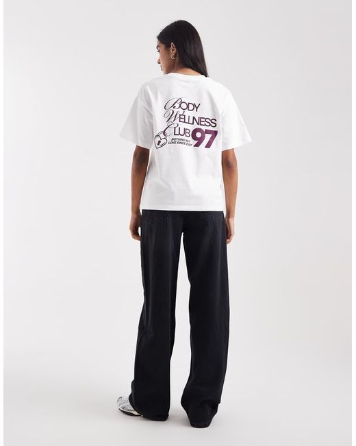 Cotton On White Active Graphic T-shirt