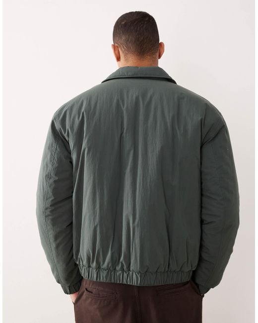 ASOS Gray Bomber Jacket for men