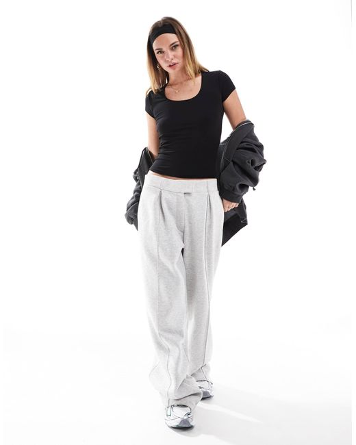 Cotton On Black Byron Square Neck Short Sleeve Top