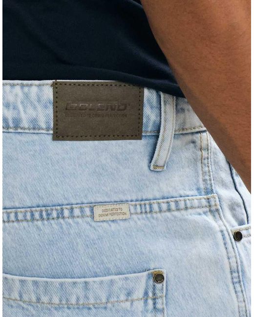 Blend Blue Loose Fit Straight Leg Jeans for men