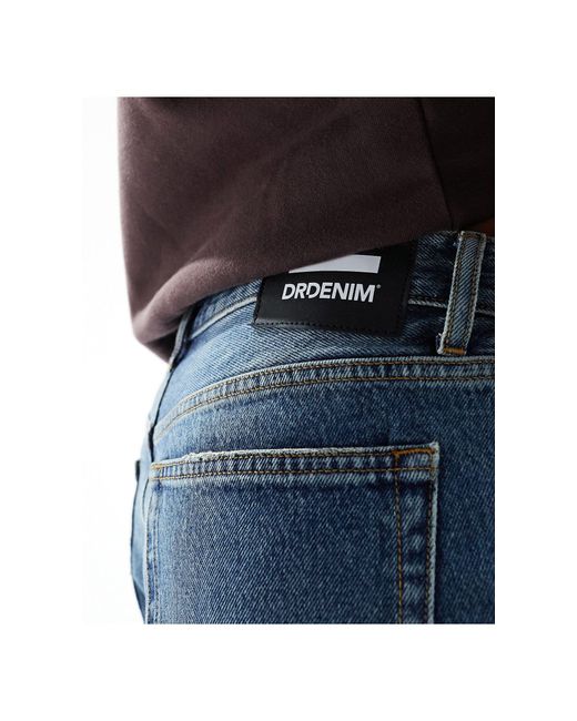 Dash - jeans regular fit dritti lavaggio stream mid worn di Dr. Denim in Blue da Uomo