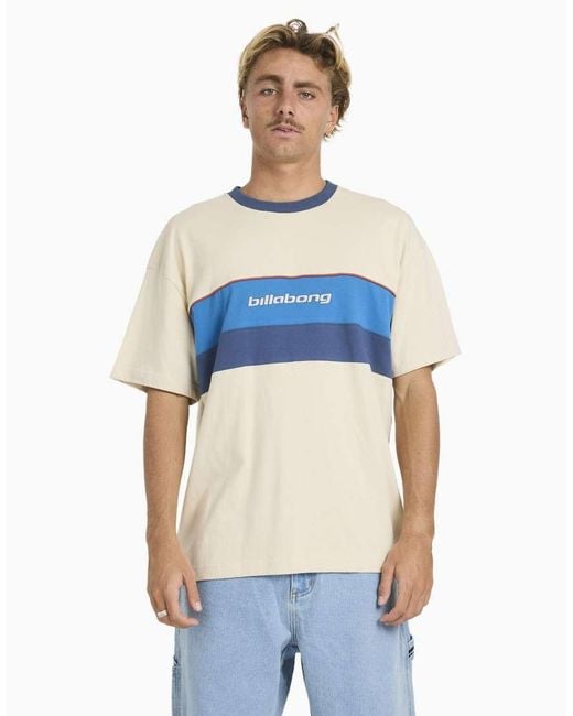 Billabong Blue Simulator Boxy T-Shirt for men