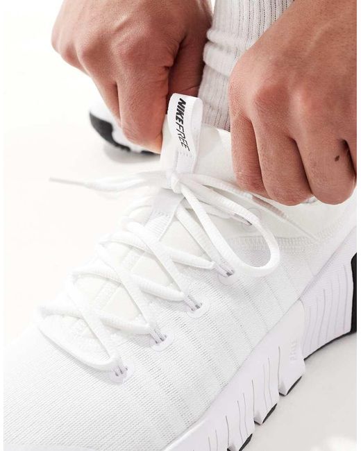Nike White Free Metcon 6 Trainers