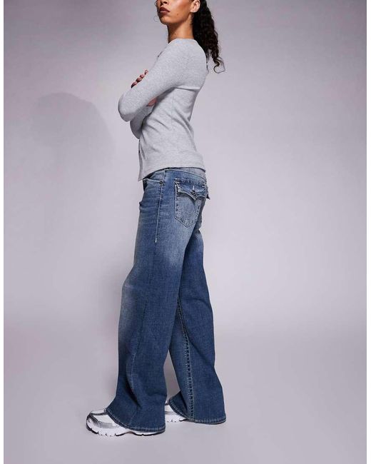 True Religion Blue Bobbi baggy Jeans