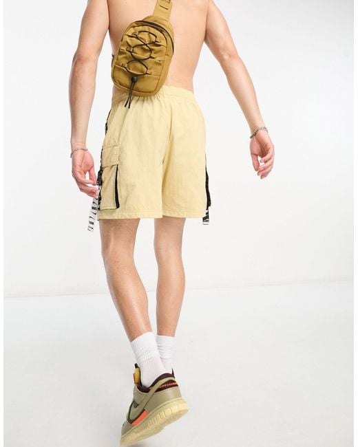 Nike Natural Icon Volley 7 Inch Taped Cargo Swim Shorts for men