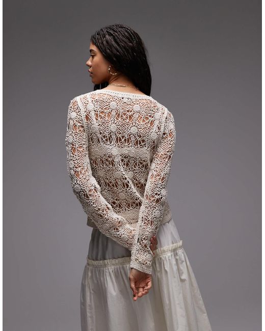 TOPSHOP Gray – strickjacke