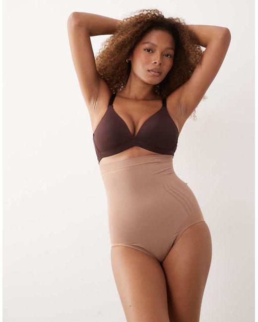 Spanx Brown Sculpt Gofigure High-waisted Brief
