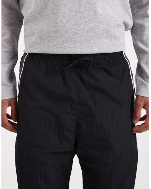 Hollister White baggy Trackpant With Seam Details for men